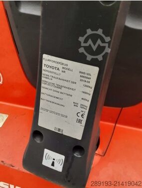 Manual stacker Toyota BT SWE 120 L Elektro