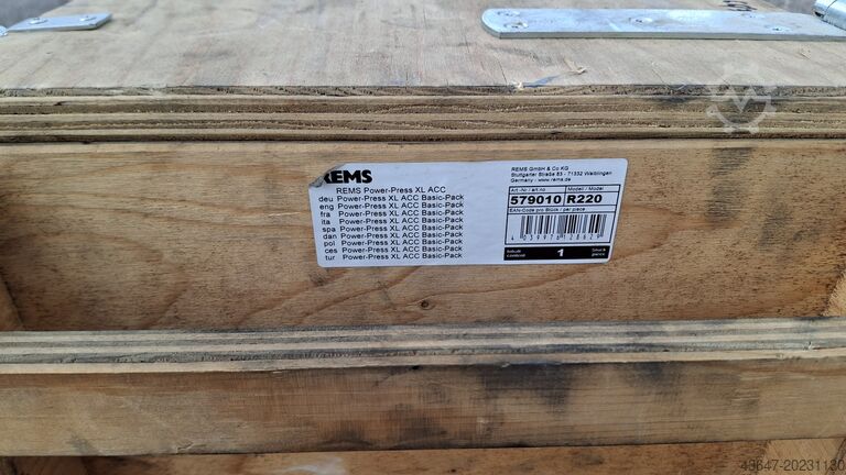 Electro-hydraulic radial press,Rems pres Rems Power-Press XL ACC