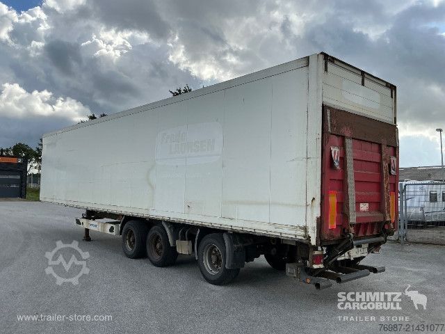 Box semitrailer Krone Trockenfrachtkoffer Standard Ladebordwand