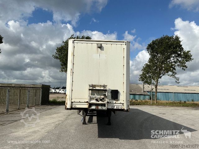 Box semitrailer Krone Trockenfrachtkoffer Standard Ladebordwand