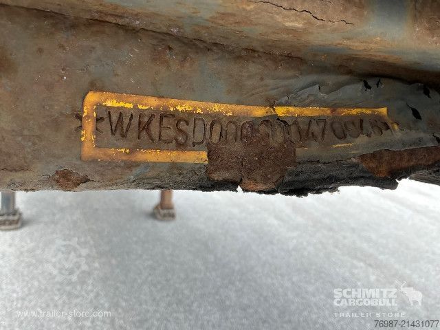 Box semitrailer Krone Trockenfrachtkoffer Standard Ladebordwand