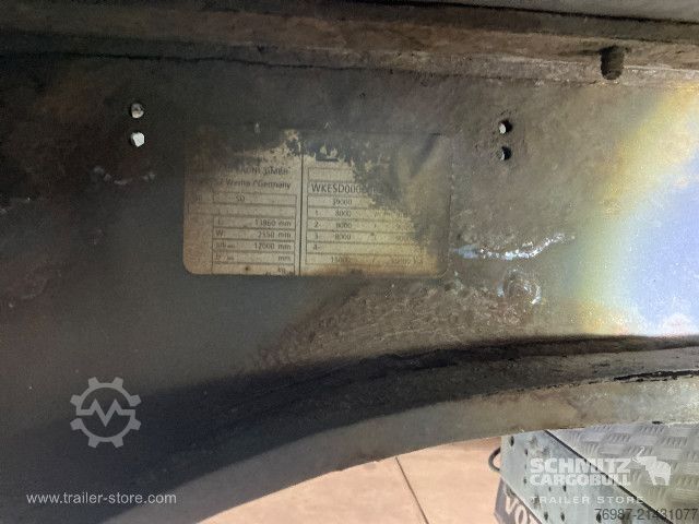 Box semitrailer Krone Trockenfrachtkoffer Standard Ladebordwand