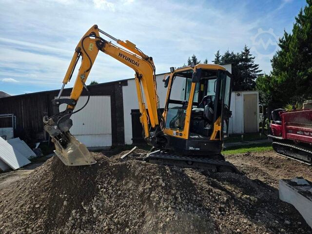 Minibagger HYUNDAI Mobilbagger/ Kett Robex 30Z-9AK, div.Anbaugeräte