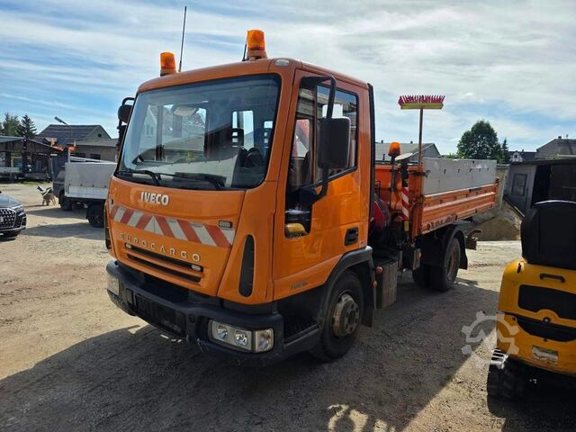 Sonstige IVECO 75E15 3-S-Kippoer Meilöer mit Fassi F50 Kran