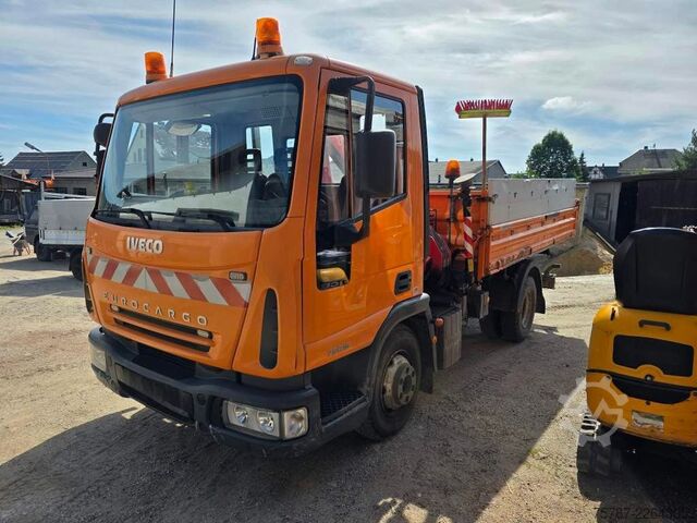 Sonstige IVECO 75E15 3-S-Kippoer Meilöer mit Fassi F50 Kran