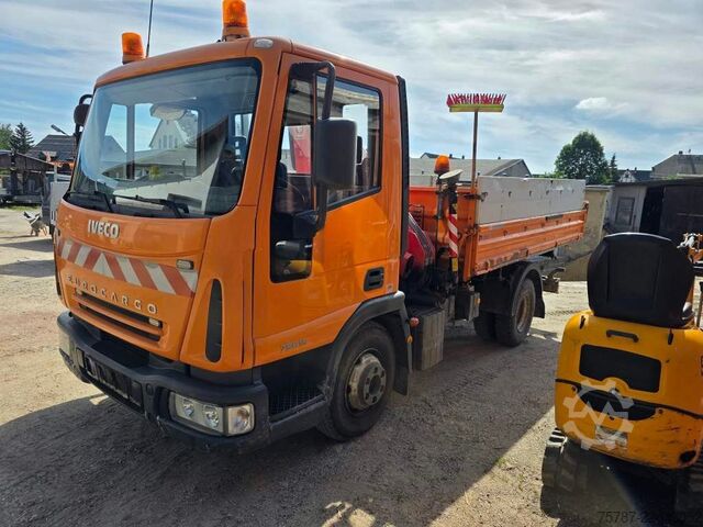 Sonstige IVECO 75E15 3-S-Kippoer Meilöer mit Fassi F50 Kran