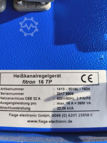 Hot runner controller fiege 8-fach Heißkanalregler