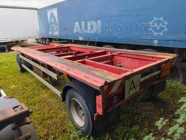 Roll off trailer GEORG Georg GLI 12/51  Abrollanhänger Außenroller-BPW