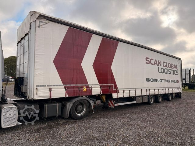 Low loader semitrailer  Wiese Gabelstaplertransporter Rampe