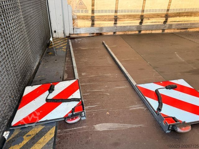 Low loader semitrailer  Wiese Gabelstaplertransporter Rampe