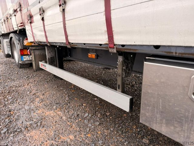 Low loader semitrailer  Wiese Gabelstaplertransporter Rampe