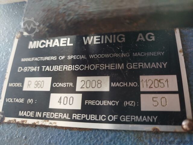 Schnellhobler / Kurzhobler WEINIG Powermat 600 Powerlock, Rondamat 960