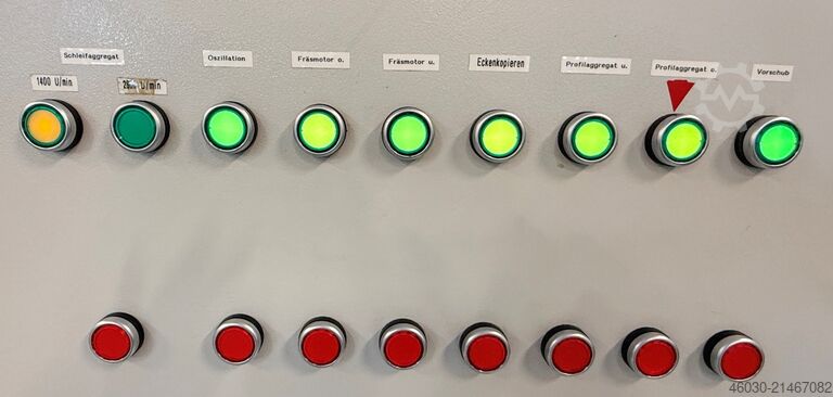 Profilschleifmaschine Rehnen KBA Kantenbearbeitungsautomat