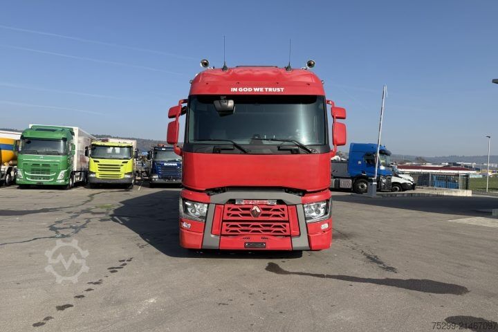 Flatbed truck with tarp Renault T460 4x2 Plane/HB / Swiss-Vehicle