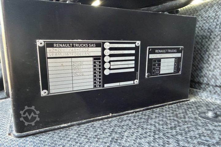 Flatbed truck with tarp Renault T460 4x2 Plane/HB / Swiss-Vehicle