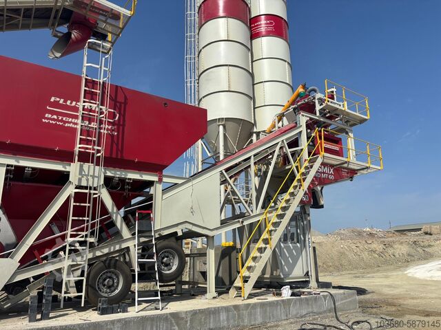 Mobile Concrete Batching Plant PLUSMİX PLUS MT60