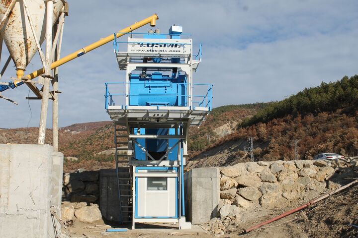 Mobile Concrete Batching Plant PLUSMİX PLUS MT60