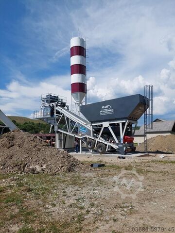 Mobile Concrete Batching Plant PLUSMİX PLUS MT60
