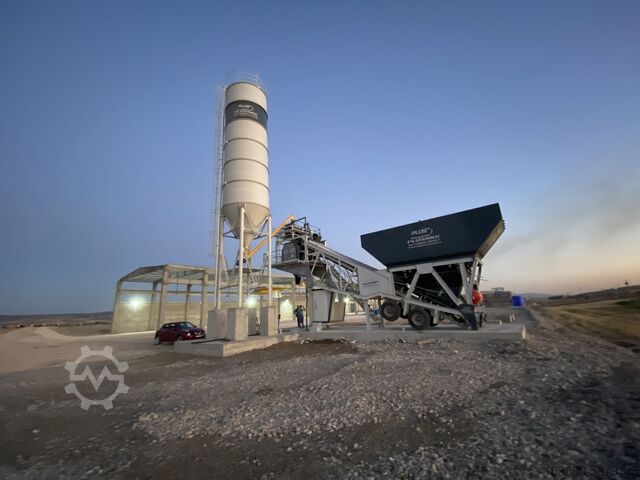 Mobile Concrete Batching Plant PLUSMİX PLUS MT60