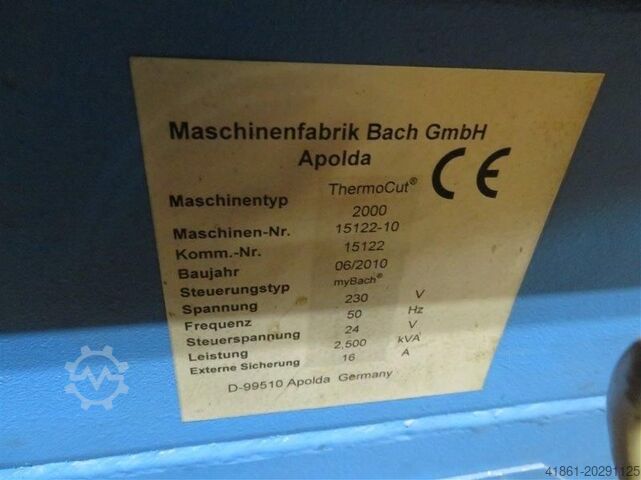 Plasmaschneidanlage BACH ThermoCut