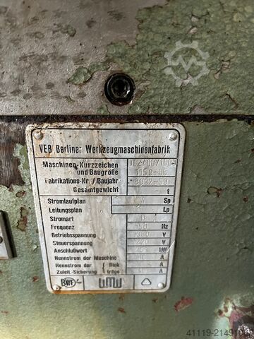 Drehmaschine BWF DLZ 400/1500  