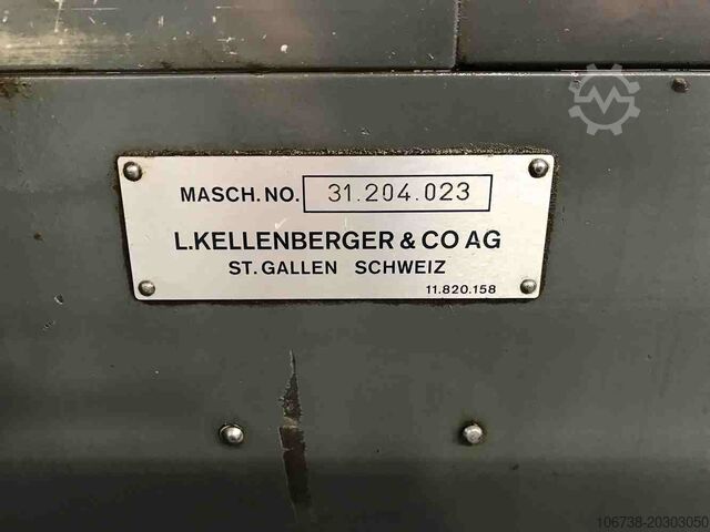 Cylindrical grinding machine KELLENBERGER 1000 U