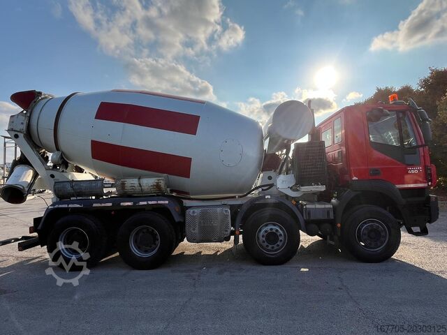 Concrete mixer truck Iveco Trakker 450