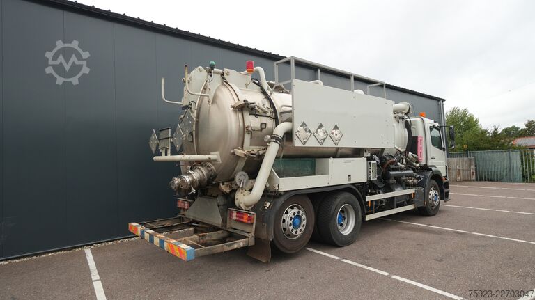 Saugfahrzeug Mercedes-Benz AXOR 2728 6x2 vacuum suck and pressure tank 206...