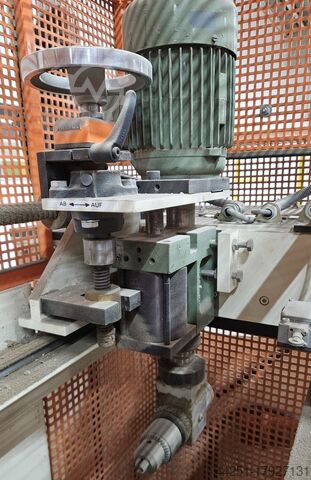 Beam drilling machine drilling device Musterfirma Strahlerbohrmaschine