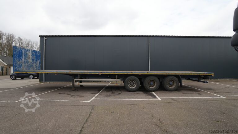 Plattformanhänger Pacton Flatbed trailer with twistlocks