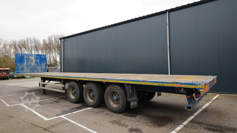 Plattformanhänger Pacton Flatbed trailer with twistlocks