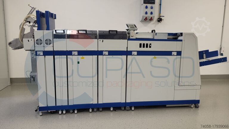 Kuvertiermaschine Müller Apparatebau GmbH Onlinekanal (6 Monate Garantie)