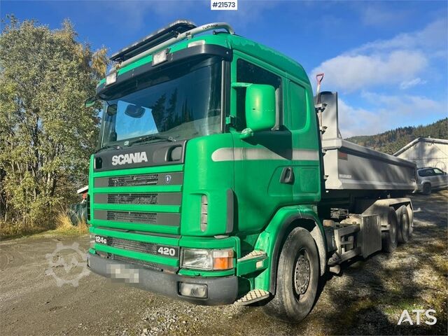 Hook arm system Scania 124G 6x2 Hook truck.