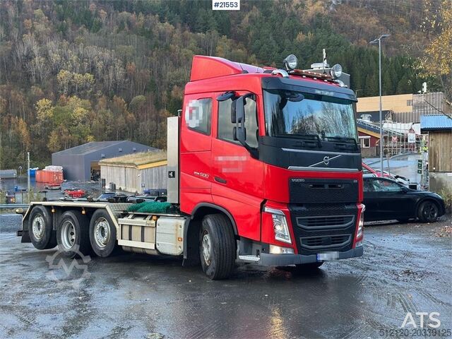 Hakenarmsystem Volvo FH 500 hook truck 8x2 w/ 21 t hook. WATCH VIDEO.