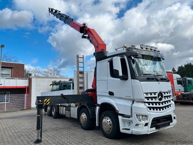 Autokran MERCEDES-BENZ 3248 Arocs Pritsche+PK48002 Kran 8x2