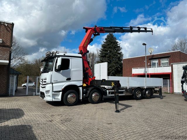 Autokran MERCEDES-BENZ 3248 Arocs Pritsche+PK48002 Kran 8x2