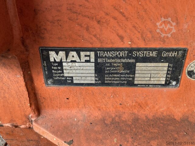 Heavy duty trailer MAFI C11 Anhänger + C8H/10 Schwanenhals
