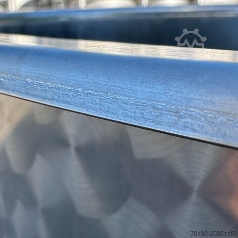 Brand new 550 liter tank made of V2A  10115