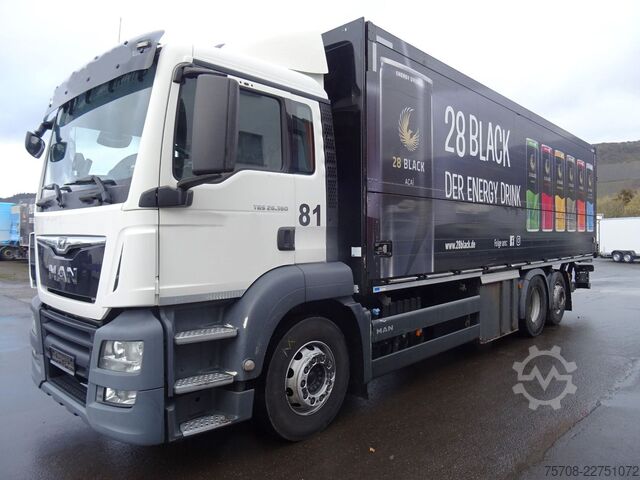 Beverage truck MAN 26.360 TGS*Schwenkwand*20 Pal*Lift/Lenk*2,5t LBW