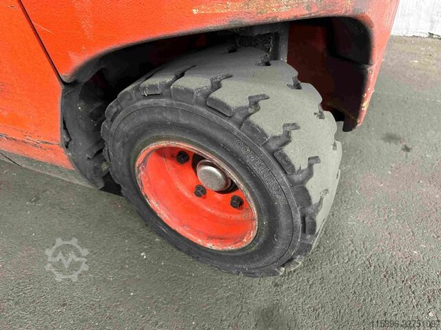 Electric 4-wheel forklift Linde E 25-01 - TRIPLEX 4,5 m