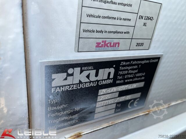 Box truck MERCEDES-BENZ Actros 1835 Zikun Schwenkwand Koffer