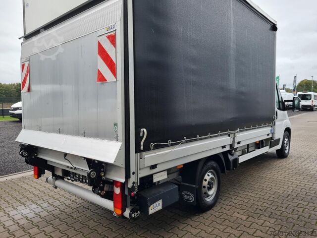 Transporter mit Pritsche & Plane Fiat Ducato 35 Maxi Pritsche 2x Schiebeplane LBW LUFTFEDER
