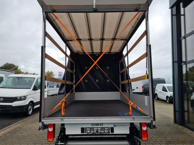 Transporter mit Pritsche & Plane Fiat Ducato 35 Maxi Pritsche 2x Schiebeplane LBW LUFTFEDER