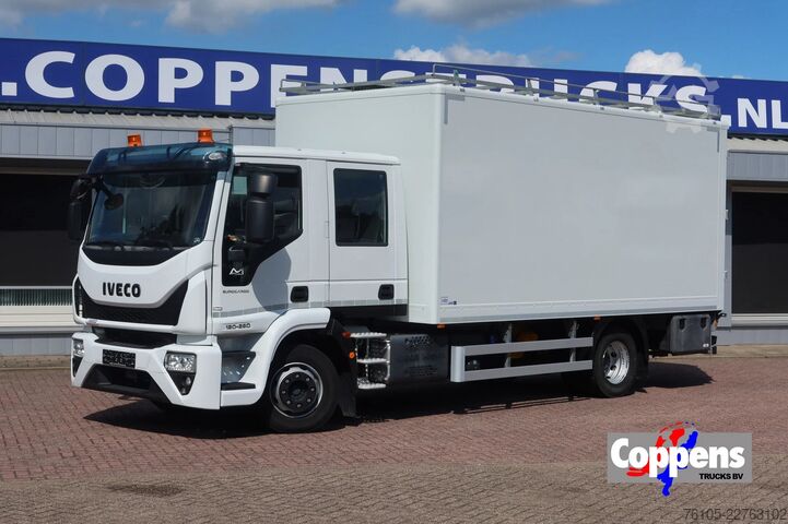 Box body Iveco EuroCargo 120 E 250. 7 Persoons, manschappenwag...