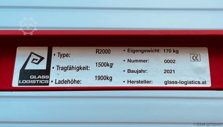 Insulating glass making machine Glass Logistics Big runner R2000