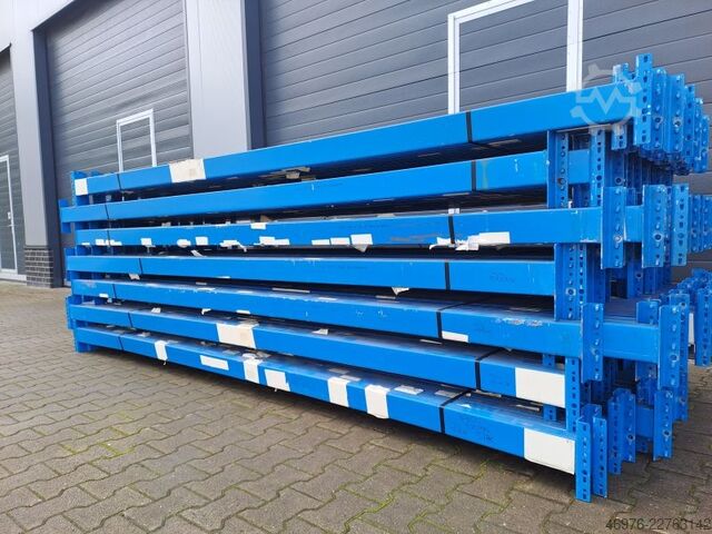 3,300 mm / Channel: 100 x 50 mm / blue / 5 support brackets Dexion Speedlock P90 Palettenregaltraverse Traverse Regal