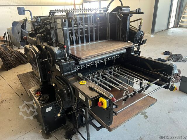 Letterpress machine Heidelberg SBG cylinder