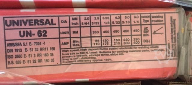 Rod electrode welding electrodes 4 mm ZIKA z-19 (4,0)