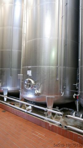 24 x stainless steel containers made of V2A, 40,000 l Rieger 