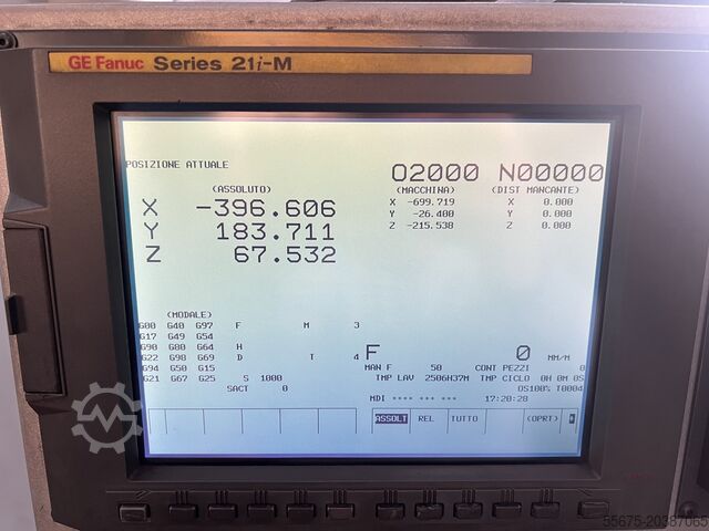 Pendelfähiges vertikales Bearbeitungszentrum EIKON MV2